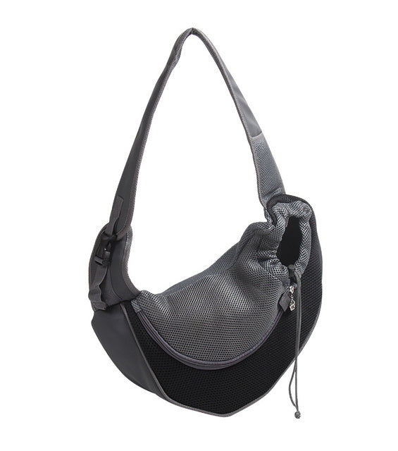 Outdoor Mesh Pet Carrier Sling Shoulder Travel Bag