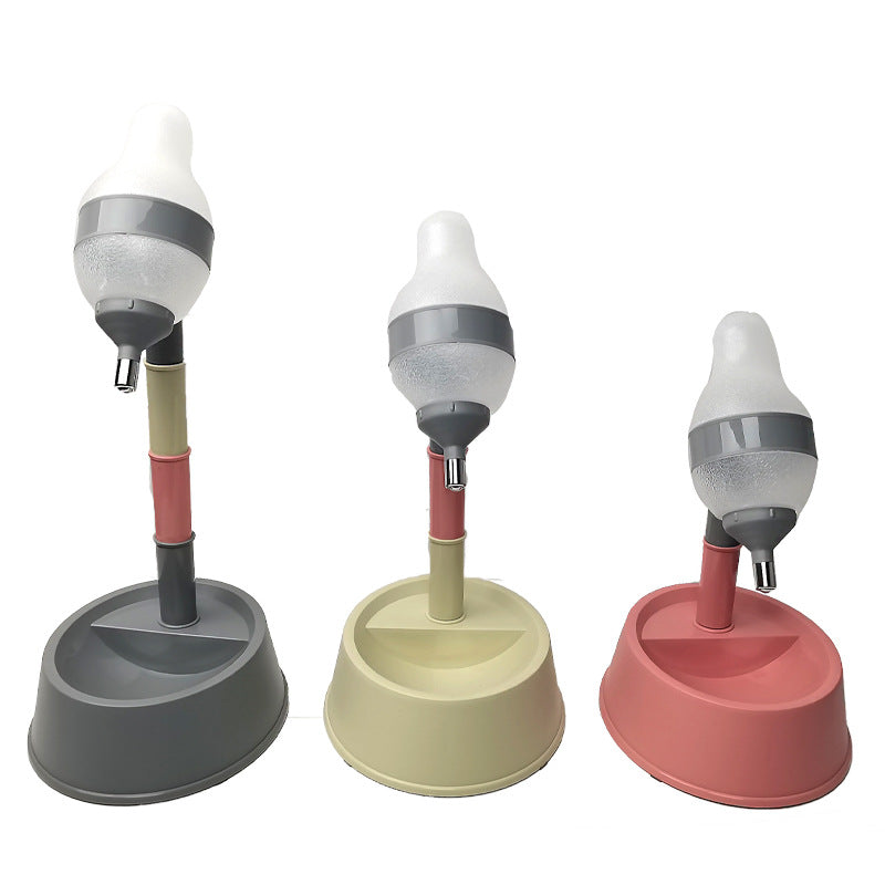 Height Adjustable Standing Water Dispenser With Detachable Bowl Stand