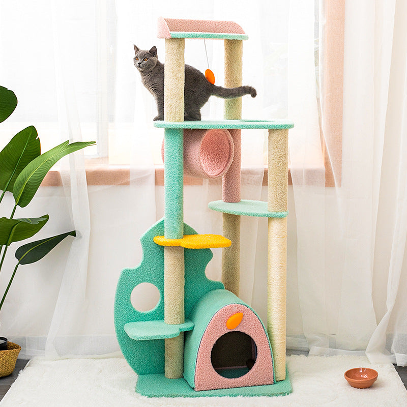 Large Durable Scratching Post And Toy For Pets
