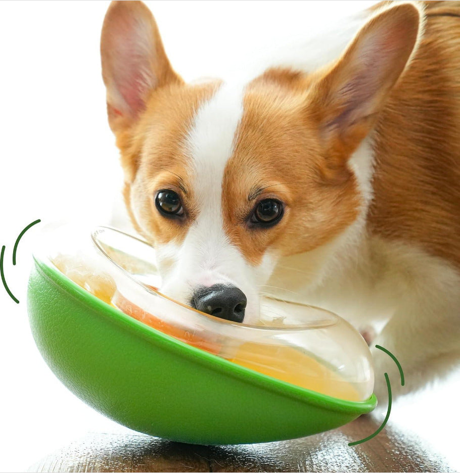 Anti-Tumble Avocado Pet Feeding Bowl Non Slip Stable Design