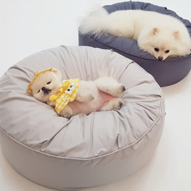 Moisture-Resistant Removable Washable Large Round Bed For Pets