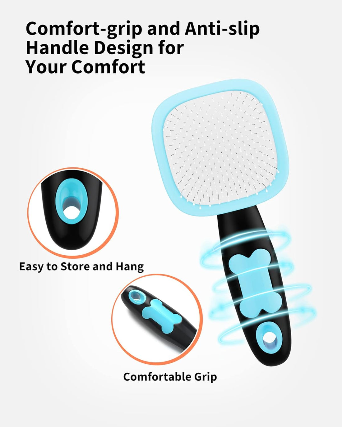 Pet Grooming Brush Dog and Cat Shedding Hair Remover Tool