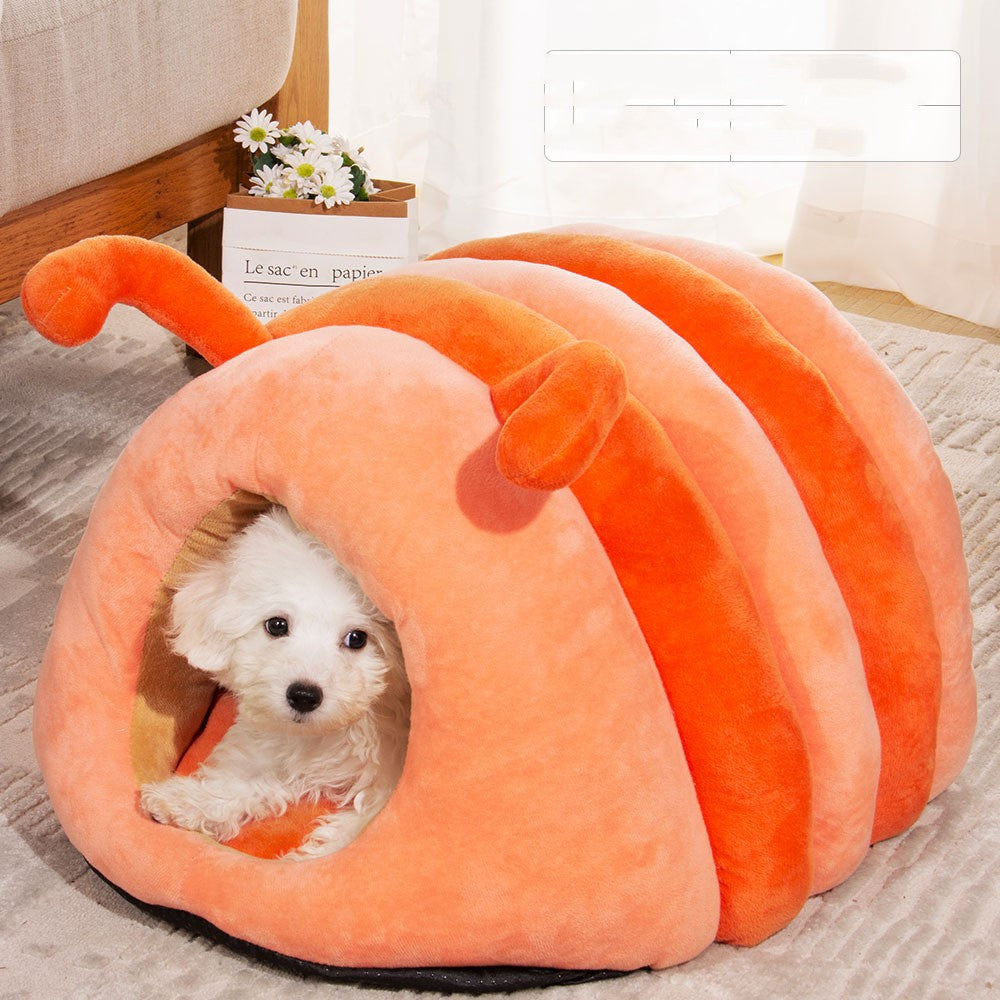 Plush Warm Cozy Bed For Pets Winter Use