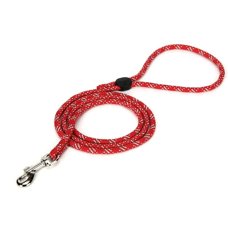 Colorful Adjustable Sliding Pet Leash Durable Walking Strap