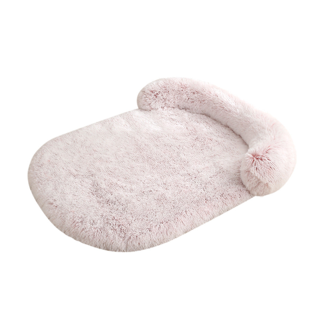 Plush Cozy Pet Bed With Warm Cushion