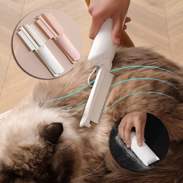 Pet Hair Removal Grooming Brush for Cats and Dogs