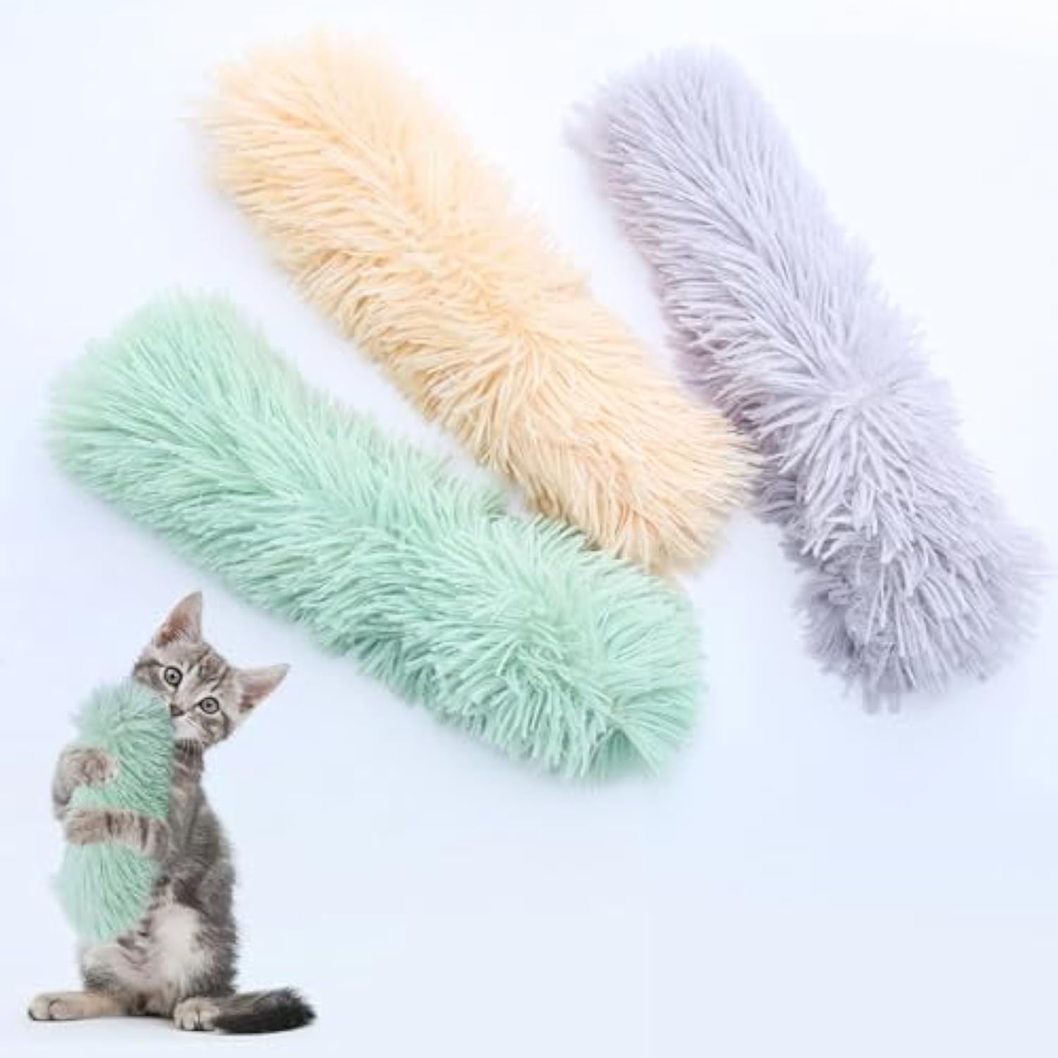 Interactive Soft Crinkle Catnip Toys For Indoor Pet Exercise