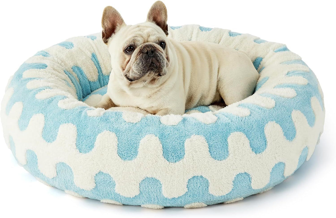 Round All-Season Cozy Bed For Pets