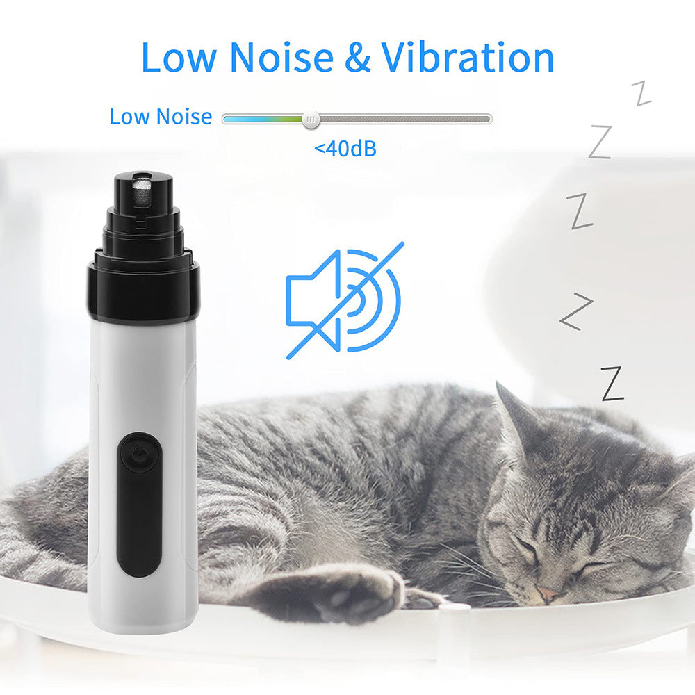 Rechargeable Electric Nail Grinder With Quiet Operation And USB Charging