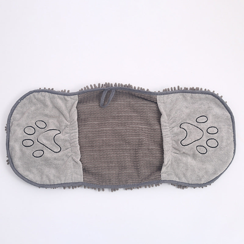 Chenille Microfiber Pet Bath Towel