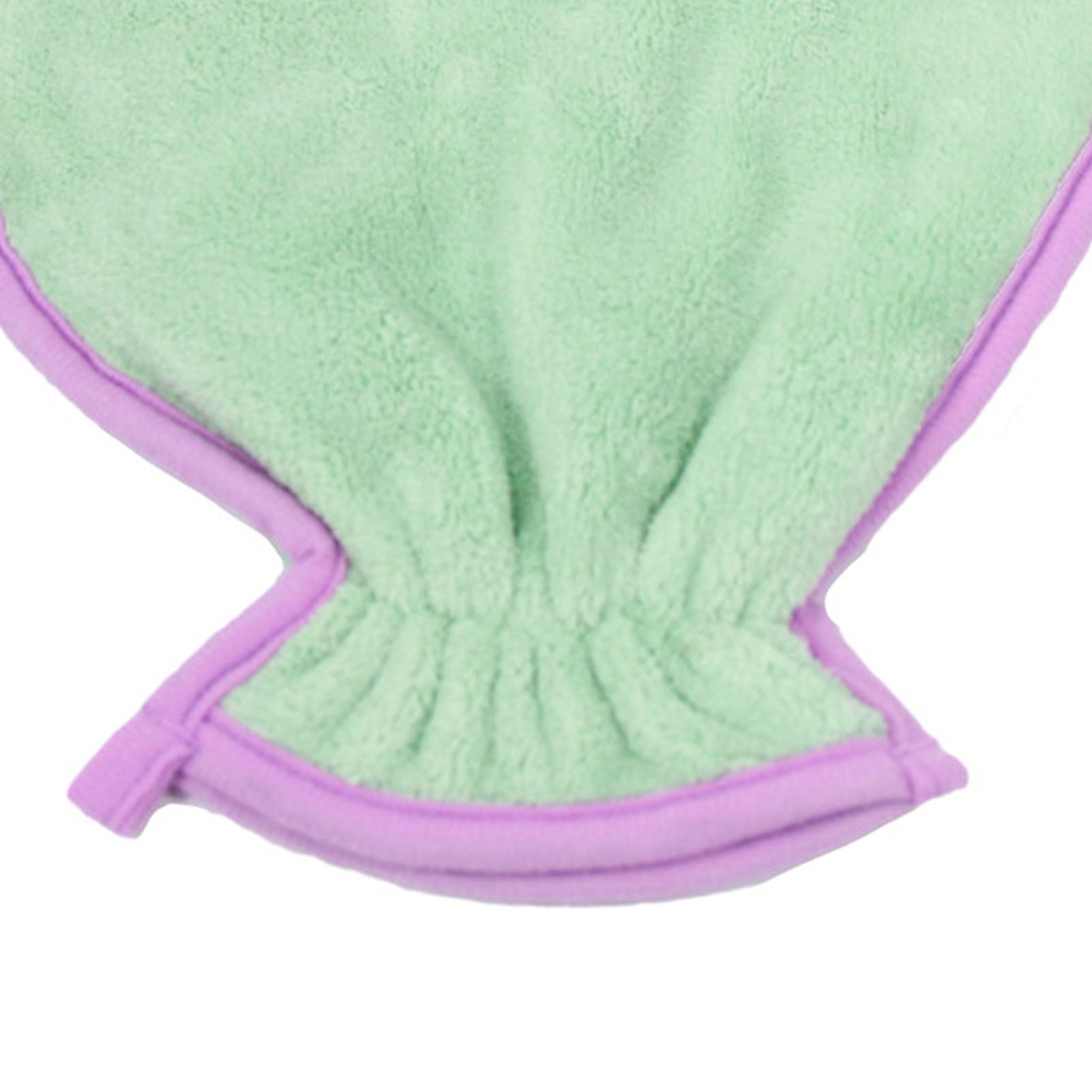 Double-Sided Pet Bath Towel Soft Absorbent Plush Gloves