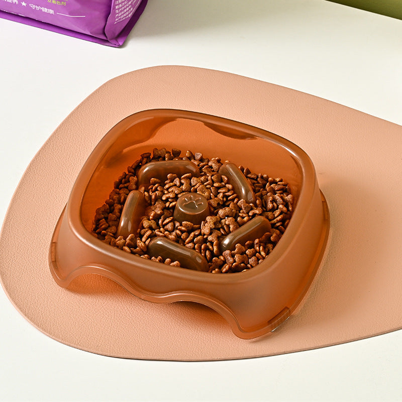 Slow Flow Anti-Choking Water And Food Bowl For Pets