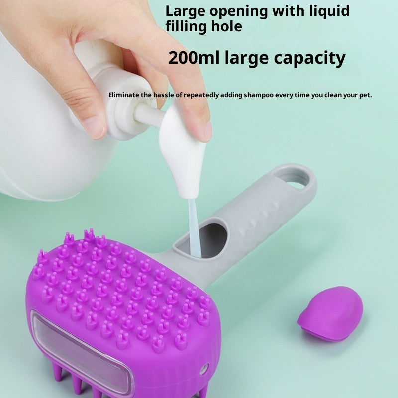 Pet Bath And Hair Cleaning Shower Brush