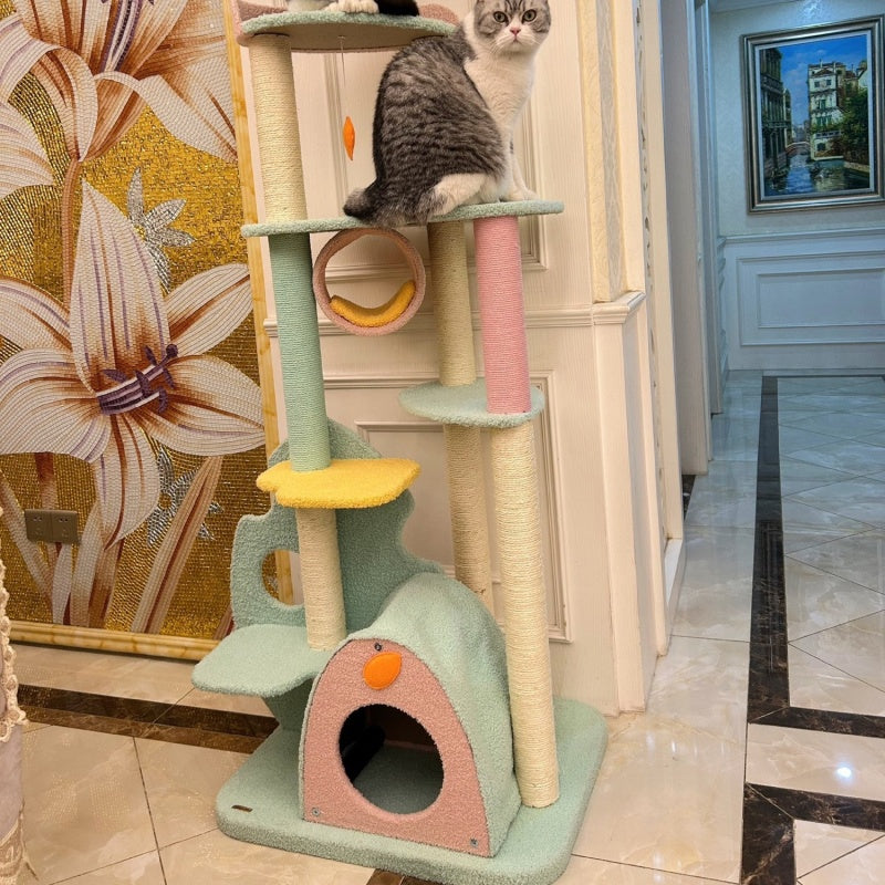 Large Durable Scratching Post And Toy For Pets