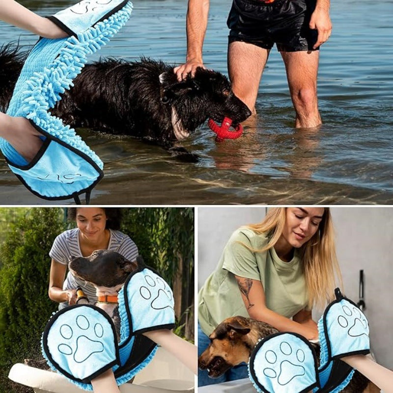 Quick-Absorb Pet Bath Towel