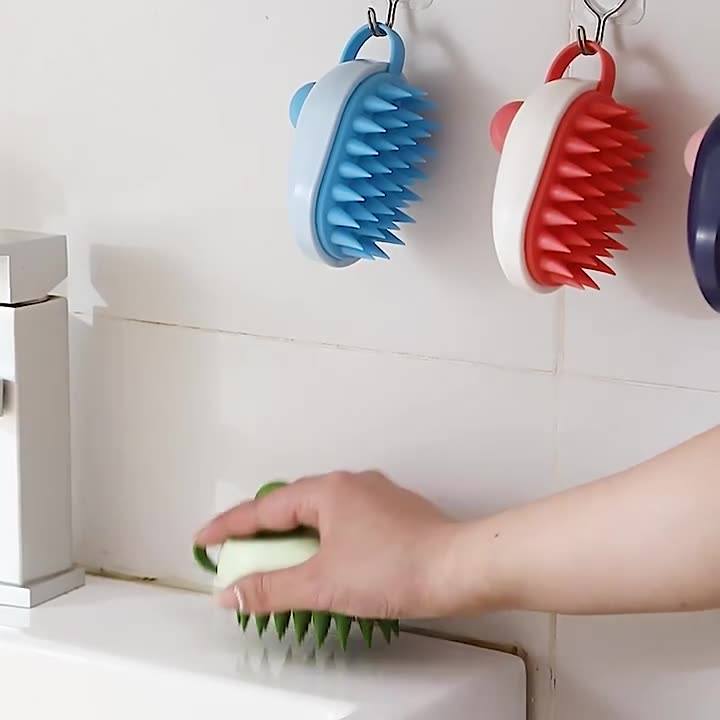 Soft Gel Pet Bath And Massage Brush
