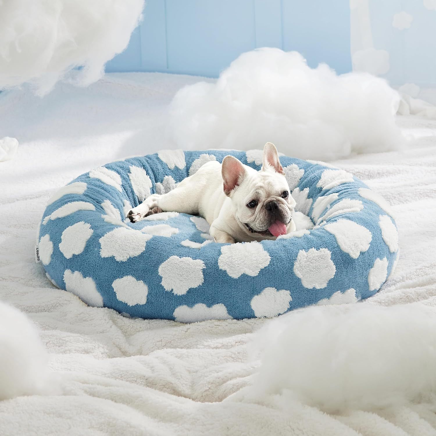 Round All-Season Cozy Bed For Pets