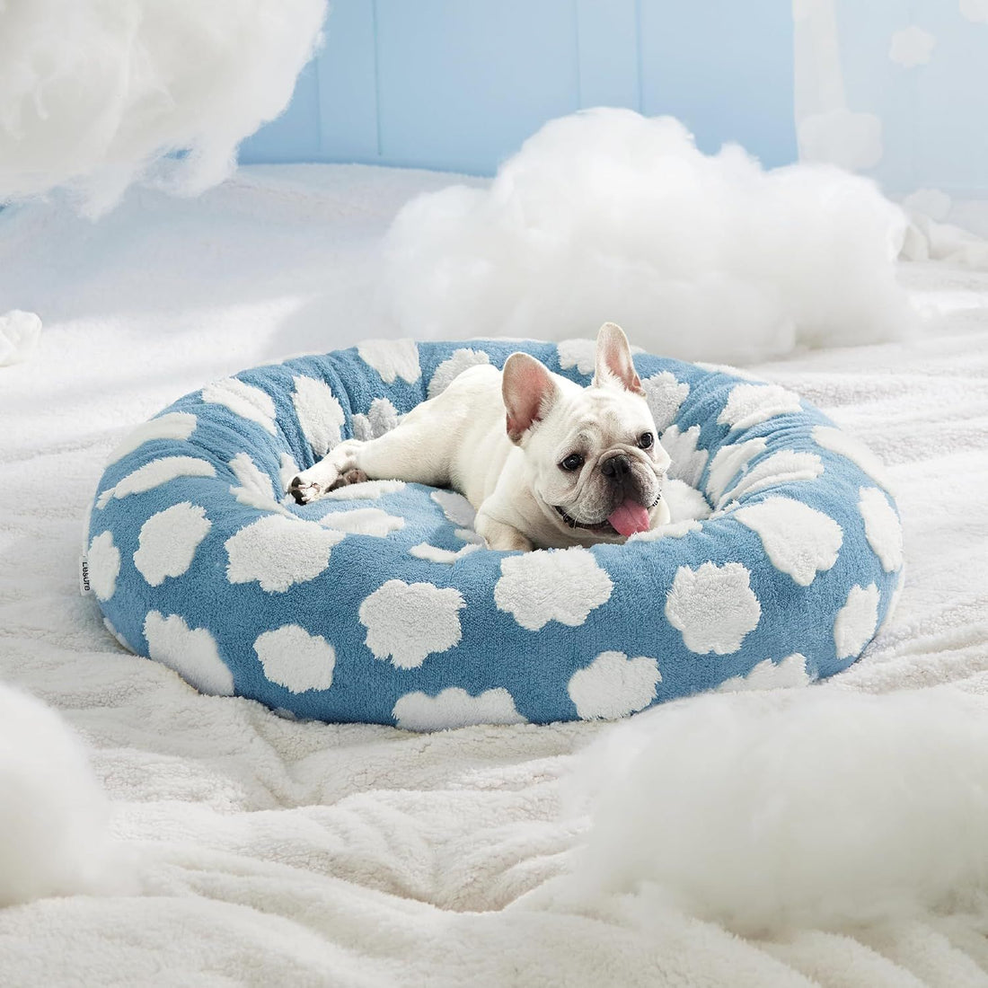 Round All-Season Cozy Bed For Pets