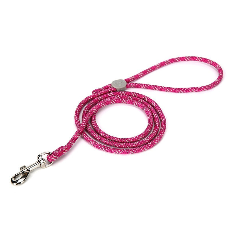 Colorful Adjustable Sliding Pet Leash Durable Walking Strap