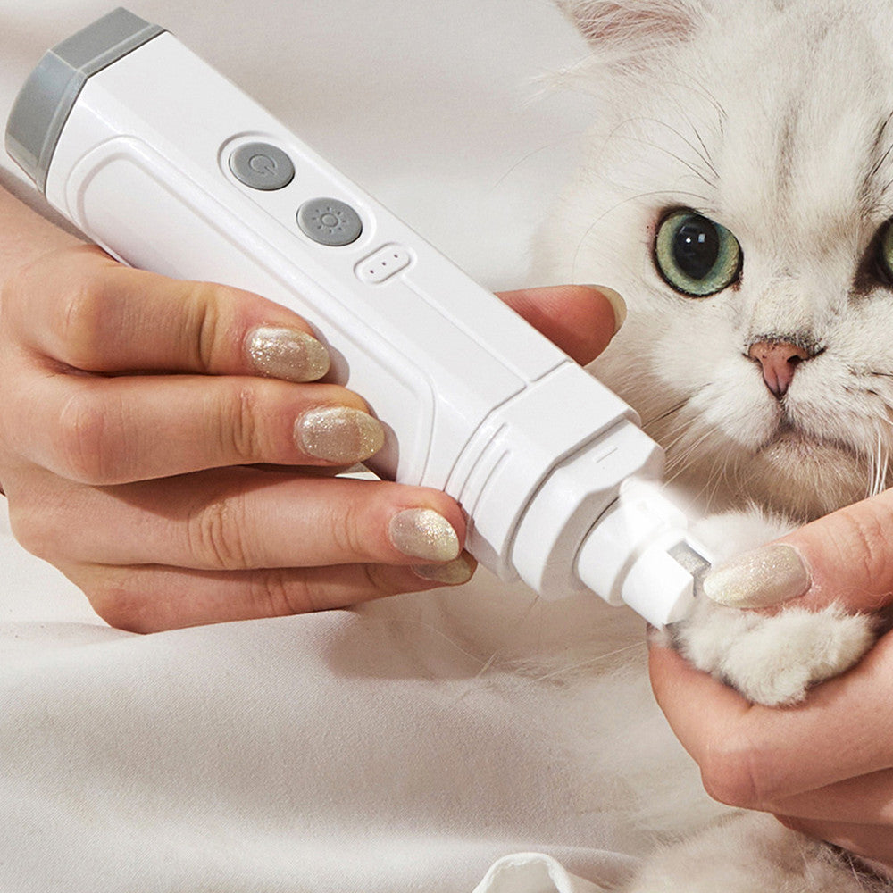 High-Power Automatic Nail Trimmer With Double Lamp For Pets