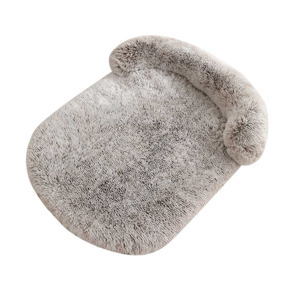 Plush Cozy Pet Bed With Warm Cushion