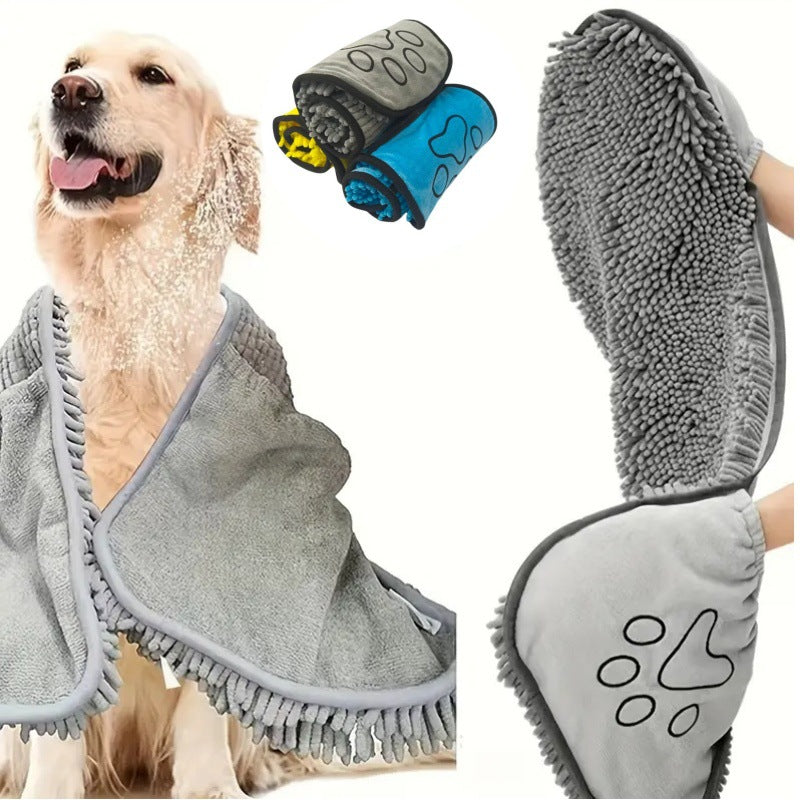 Quick-Absorb Pet Bath Towel