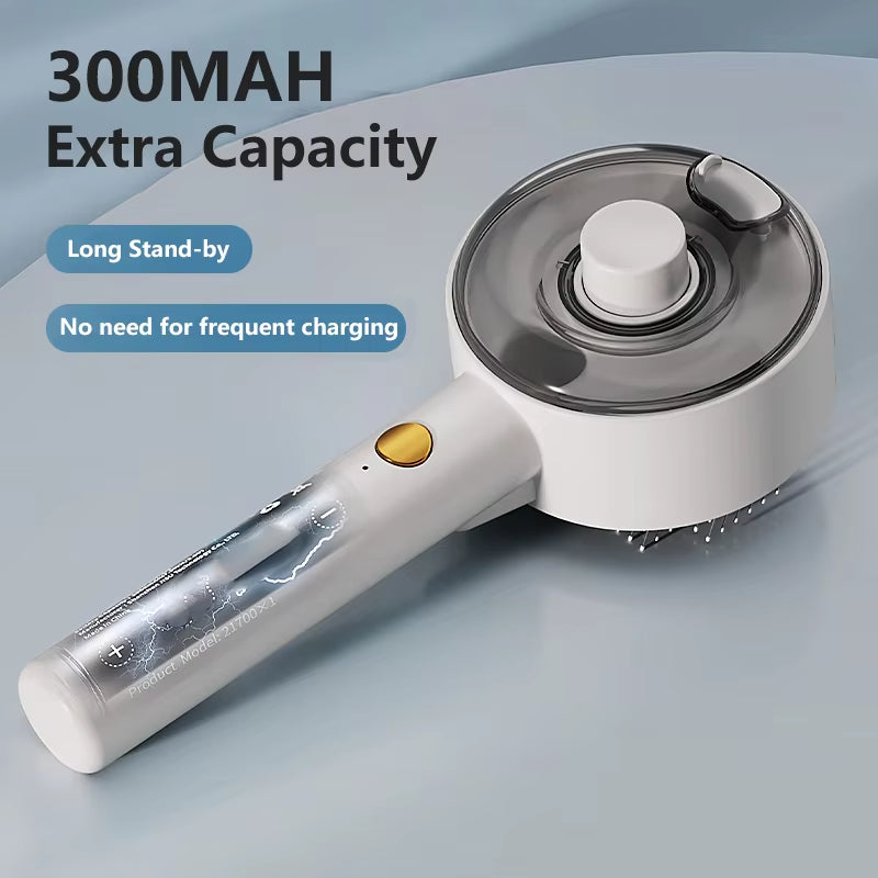 3-in-1 Electric Steam Brush With Massage And Grooming Function For Pets