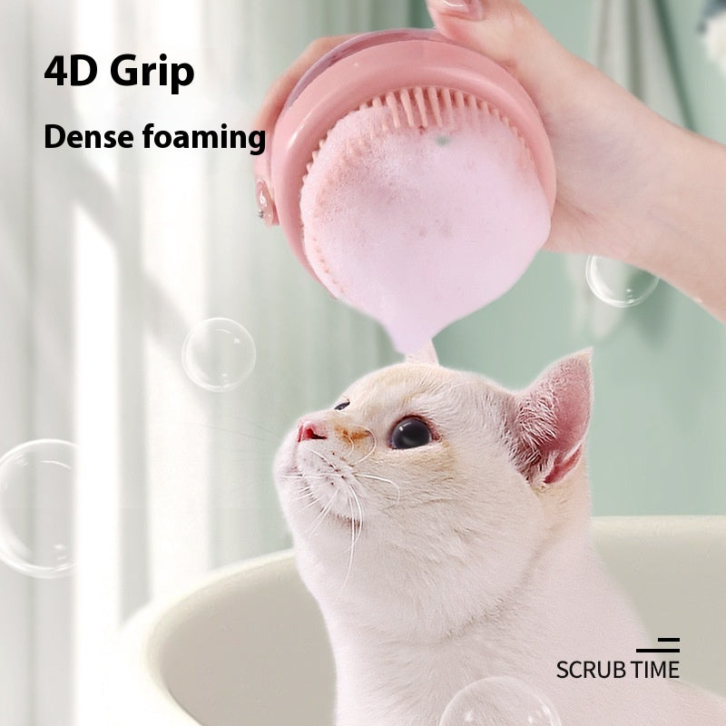 Silicone Pet Bath And Massage Brush