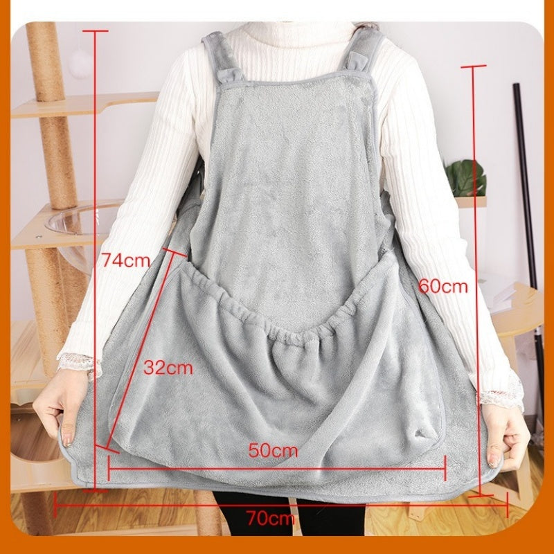 Outdoor Pet Carrier Apron Small Hanging Chest Bag
