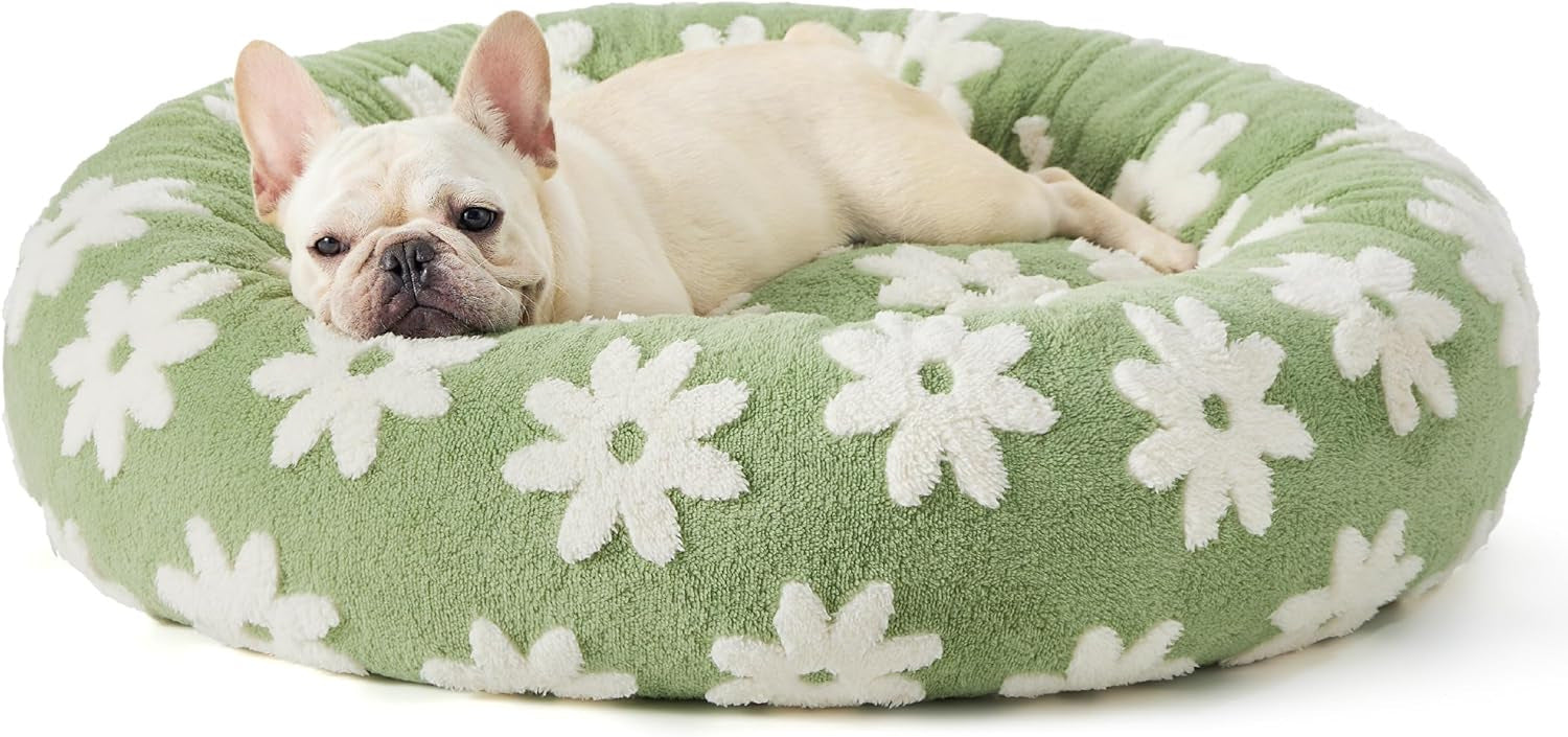 Round All-Season Cozy Bed For Pets