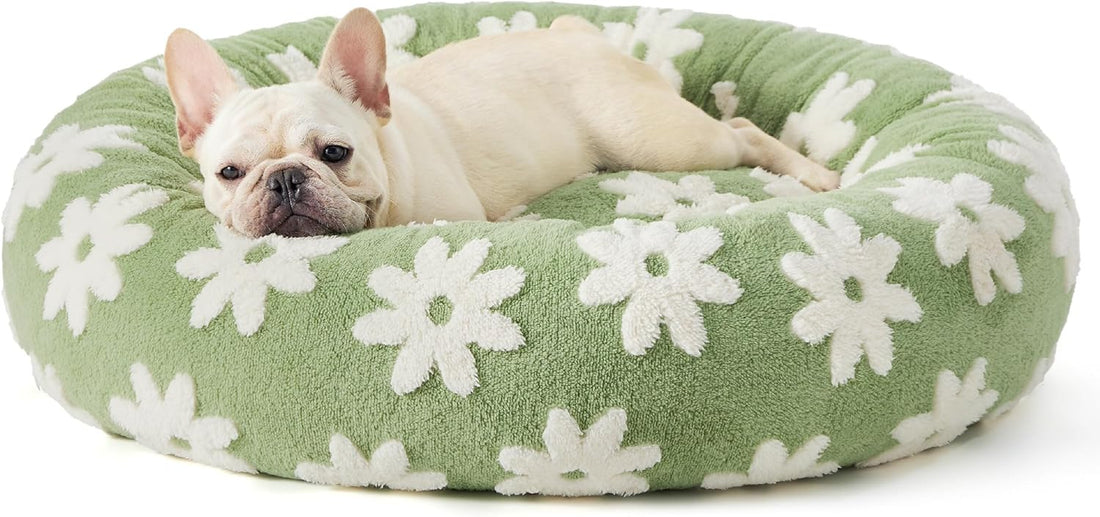 Round All-Season Cozy Bed For Pets